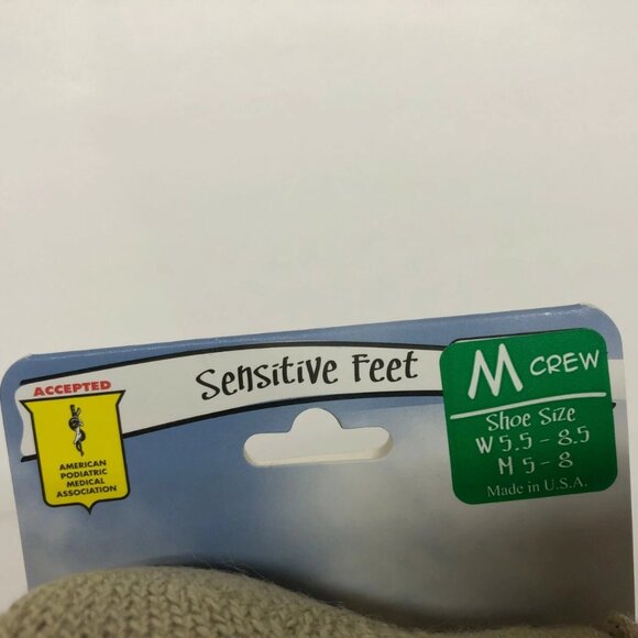 Diabetic Socks Lot Made in USA Size 5-8.5 Sensitive Feet Wide Fit Large Ankle - Picture 3 of 6